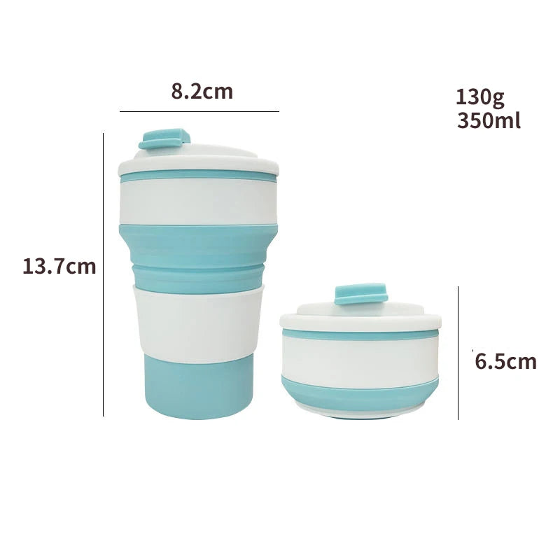 Foldable Silicone Sport Mug | BPA-Free | Sophro Health Club