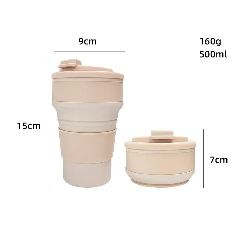 Foldable Silicone Sport Mug | BPA-Free | Sophro Health Club