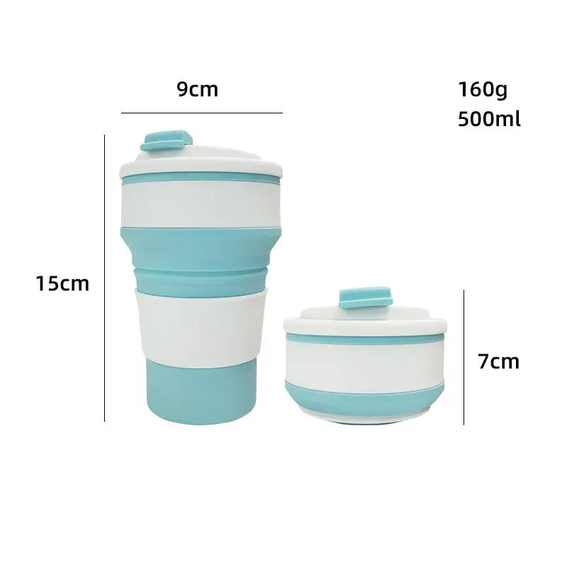 Foldable Silicone Sport Mug | BPA-Free | Sophro Health Club